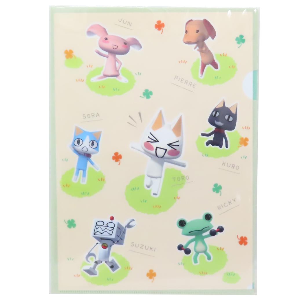 どこでもいっしょ クリアフォルダー A4クリアファイル funbox 新学期準備文具 ゲームキャラクター グッ..