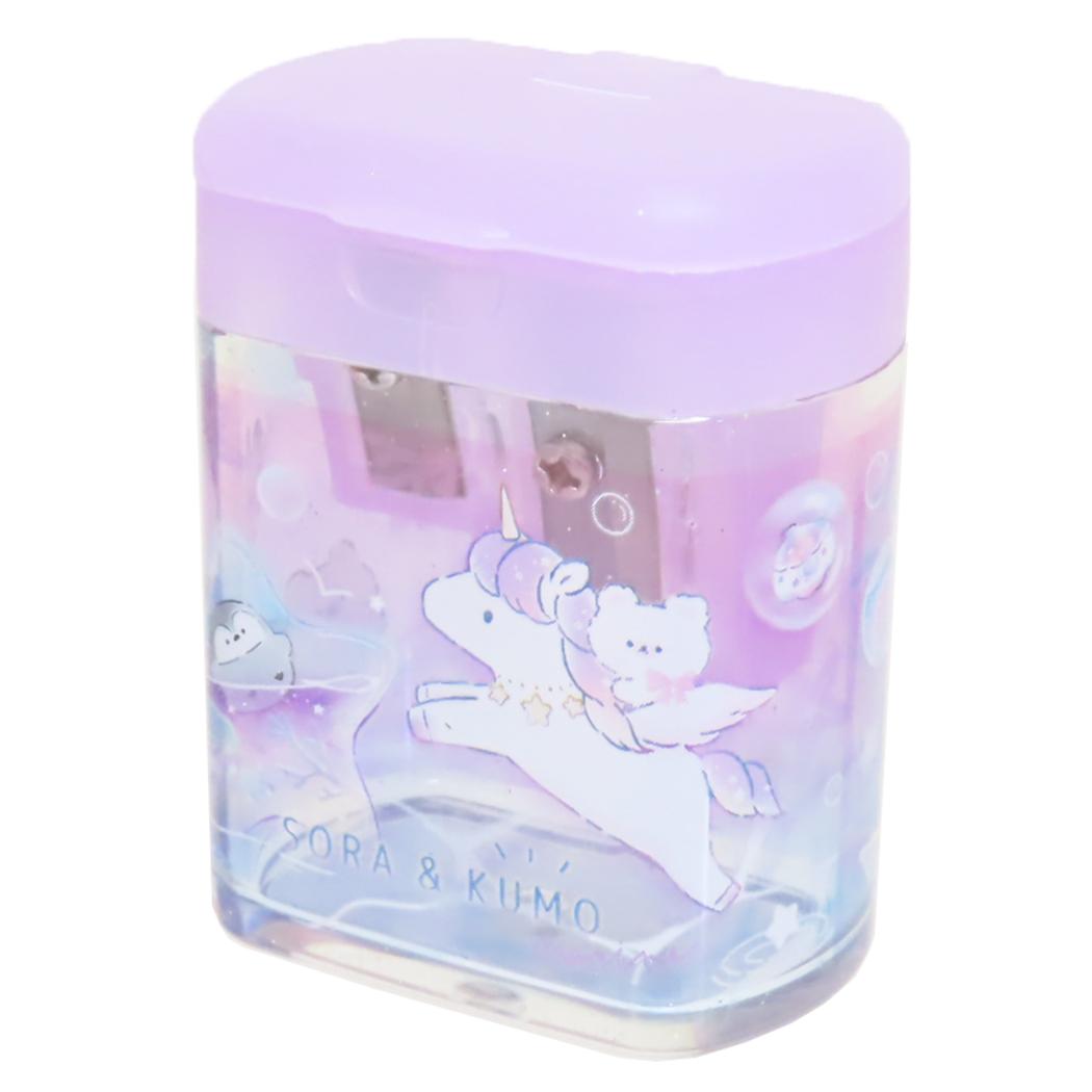 【12月は毎日ポイント10倍！】鉛筆削り 2WAYシャープナー そらあんどくも クーリア 新学期準備 かわい..