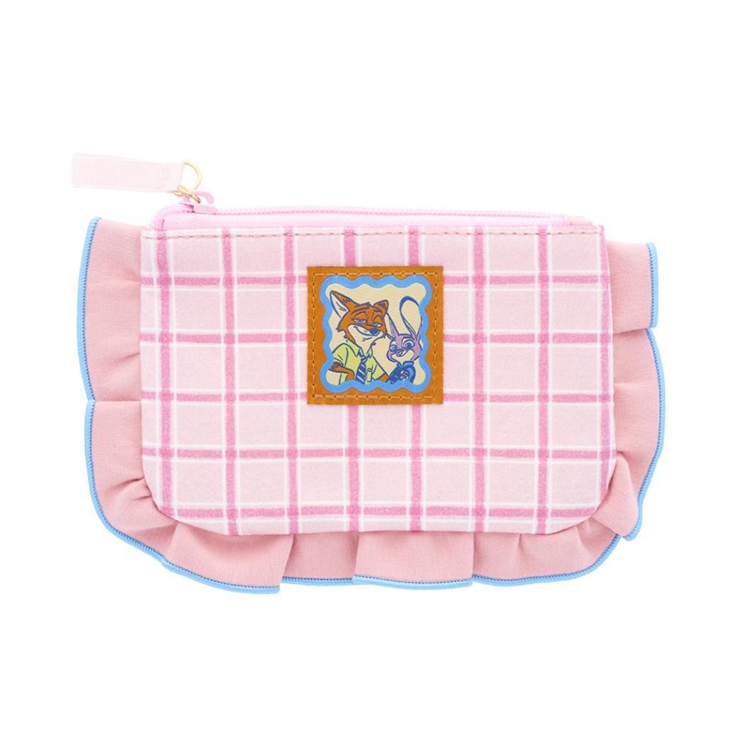 【12月は毎日ポイント10倍！】ズートピア コスメポーチ メローポーチ Wave your buddy！ ジュディ＆ニック ディズニー サンスター文具 化粧ポーチ 小物入れ キャラクター グッズ メール便可 シネマコレクションのサムネイル