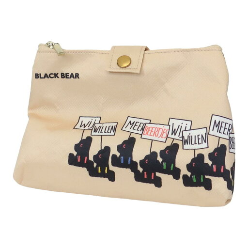 BLACK BEAR コスメポーチ ミラー付きポーチ ブラックベア ディックブルーナ ワタナベ 化粧ポーチ 小物入れ キャラクターグッズ グッズ シネマコレクション BLACK BEAR コスメポーチ ミラー付きポーチ ブラックベア ディックブルーナ ワタナベ 化粧ポーチ 小物入れ キャラクターグッズ グッズ シネマコレクション