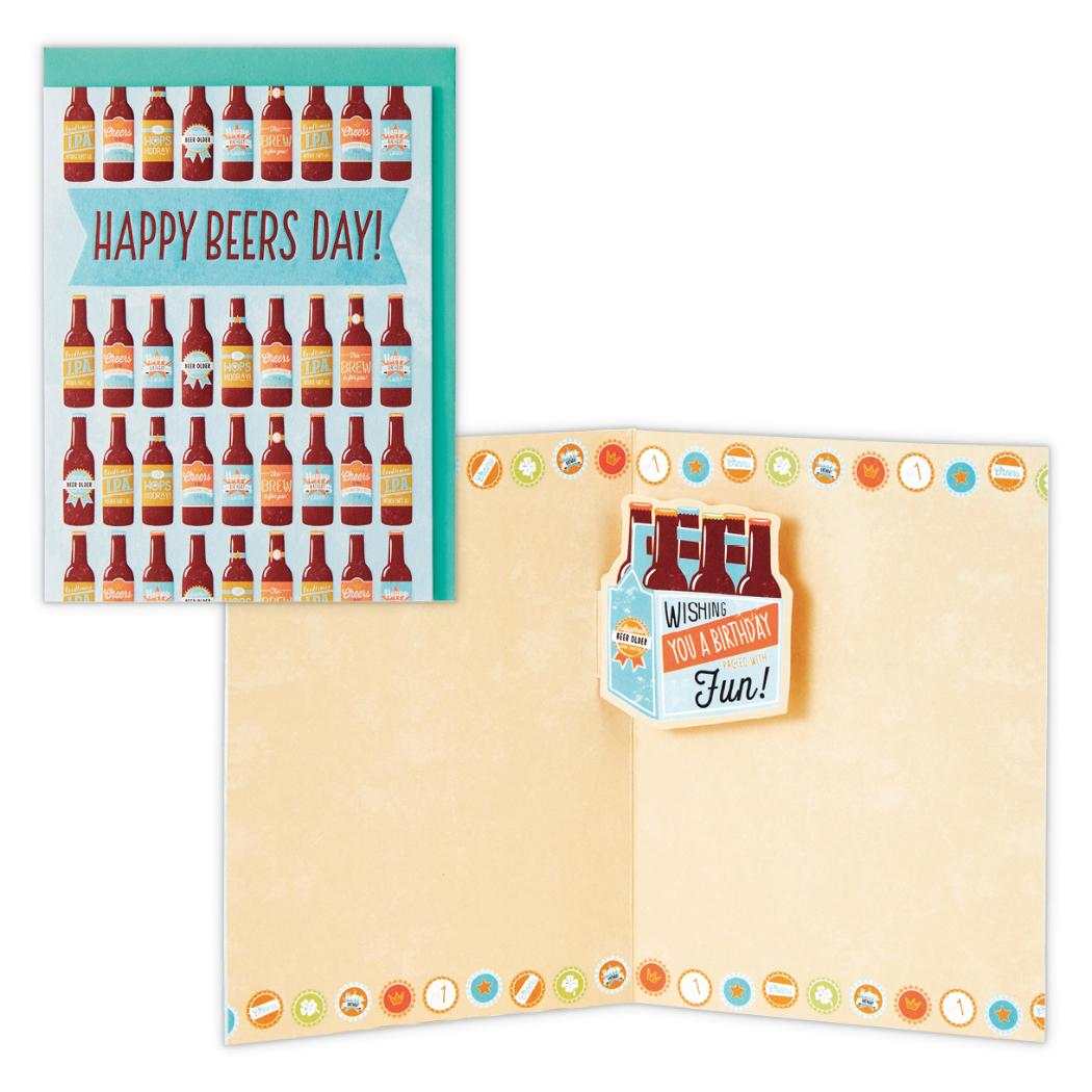 【12月は毎日ポイント10倍!】グリーティングカード 誕生お祝い 立体カード UK ハッピービアーズデー 日本ホールマーク バースデーカード メッセージカード ...