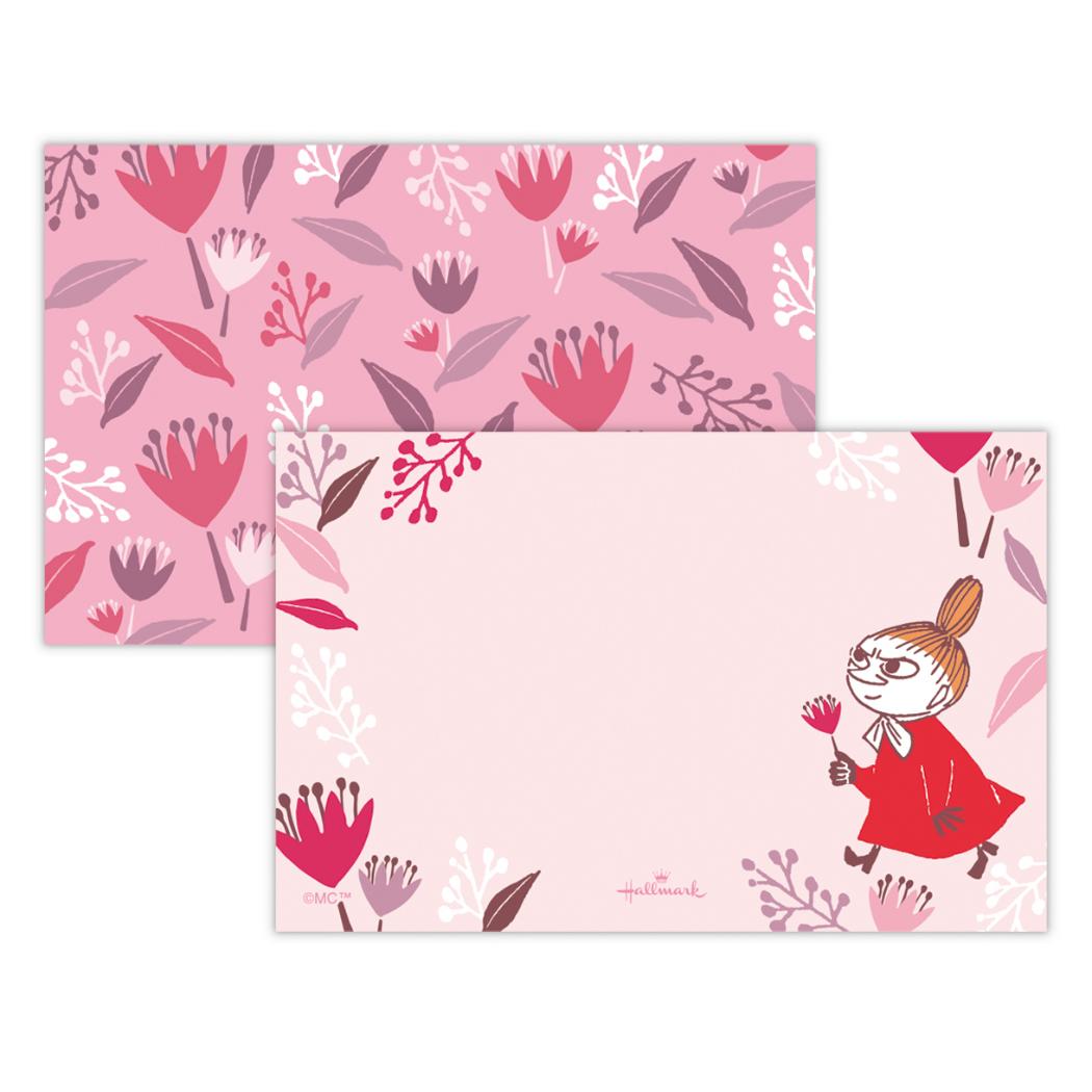 【12月は毎日ポイント10倍!】ムーミン メッセージカード ミニメッセージカード 8枚入り MO両面ミイお散歩 リトルミイ 北欧 日本ホールマーク プレゼントカ...