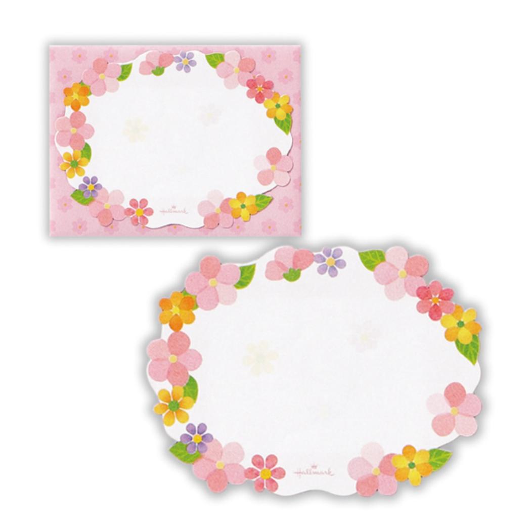 【12月は毎日ポイント10倍!】メッセージカード ミニメッセージカードセット 5枚セット サークルフラワー2 日本ホールマーク プレゼントカード カード&封筒 ...