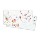 【12月は毎日ポイント10倍!】便箋 一筆箋 フラワリーミュージック2 日本ホールマーク 便せん おしゃれ グッズ メール便可 シネマコレクション