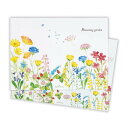 【12月は毎日ポイント10倍!】便箋 レターパッド ブルーミングガーデン2 日本ホールマーク 手紙 便せん グッズ メール便可 シネマコレクション