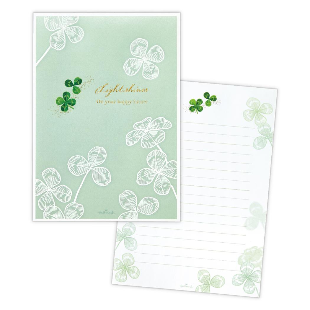 【12月は毎日ポイント10倍!】ライトシャインズ 便箋 レターパッド LSクローバーフューチャー 日本ホールマーク 手紙 便せん グッズ メール便可 シネマコレ...