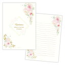 【12月は毎日ポイント10倍!】便箋 レターパッド レヴェランスローズ 日本ホールマーク 手紙 便せん グッズ メール便可 シネマコレクション