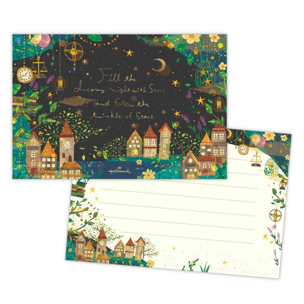 【12月は毎日ポイント10倍!】ポストカード ハガキ箋 星空の散歩 日本ホールマーク はがき 葉書 メッセージカード グッズ メール便可 シネマコレクション