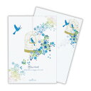 便箋 ひとことふたこと箋 ひとこと青い鳥4 日本ホールマーク ミニ便せん メモ帳 グッズ メール便可 シネマコレクション