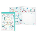 ムーミン グリーティングカード 誕生お祝い 立体カード MOデボス仲間たち 北欧 日本ホールマーク バースデーカード キャラクター メッセージカード グッズ メール便可 シネマコレクション