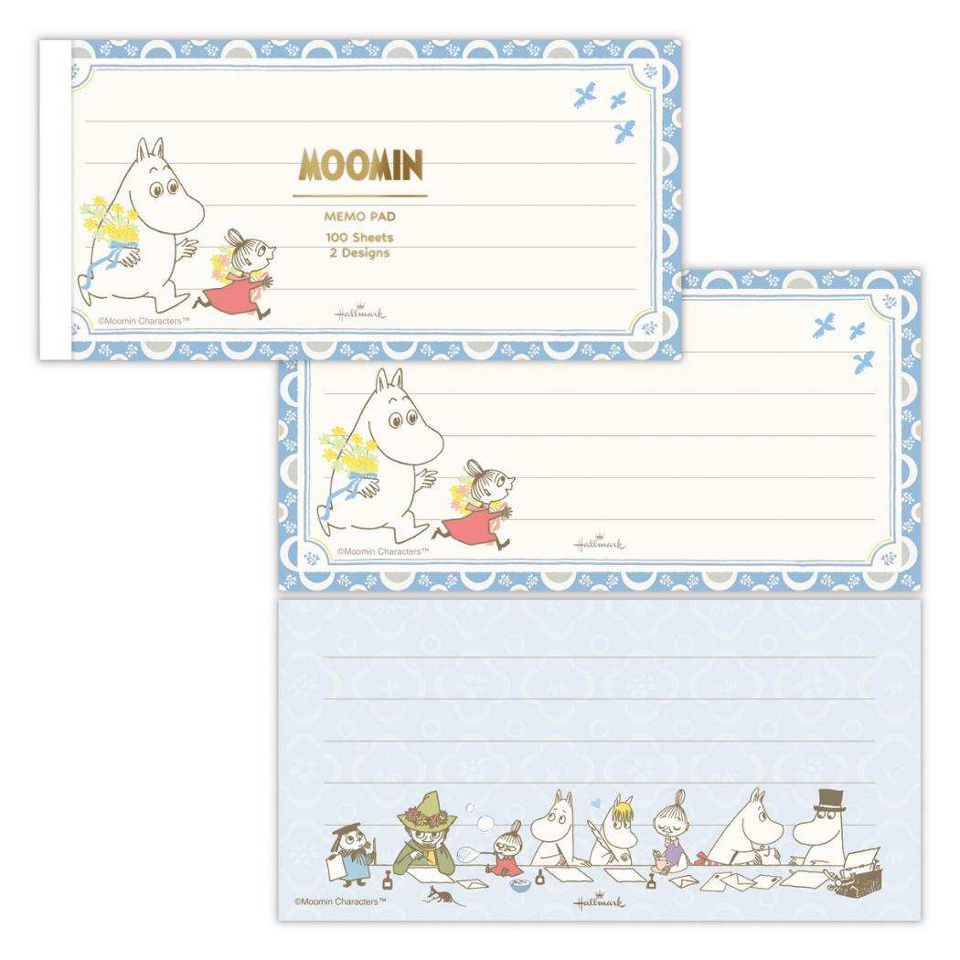 【12月は毎日ポイント10倍!】ムーミン メモ帳 メモパッド MOMLS ブルー My little something 北欧 日本ホールマーク 事務用品 伝言...