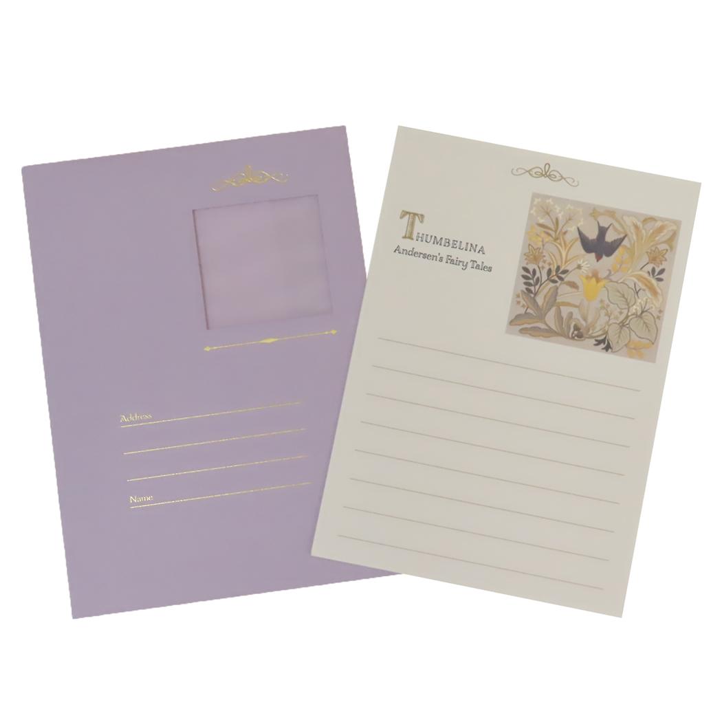 【12月は毎日ポイント10倍!】Naffy 手紙セット レターセット 親指姫 アクティブコーポレーション 便箋&封筒 イラストレーター 絵本作家 グッズ メール...