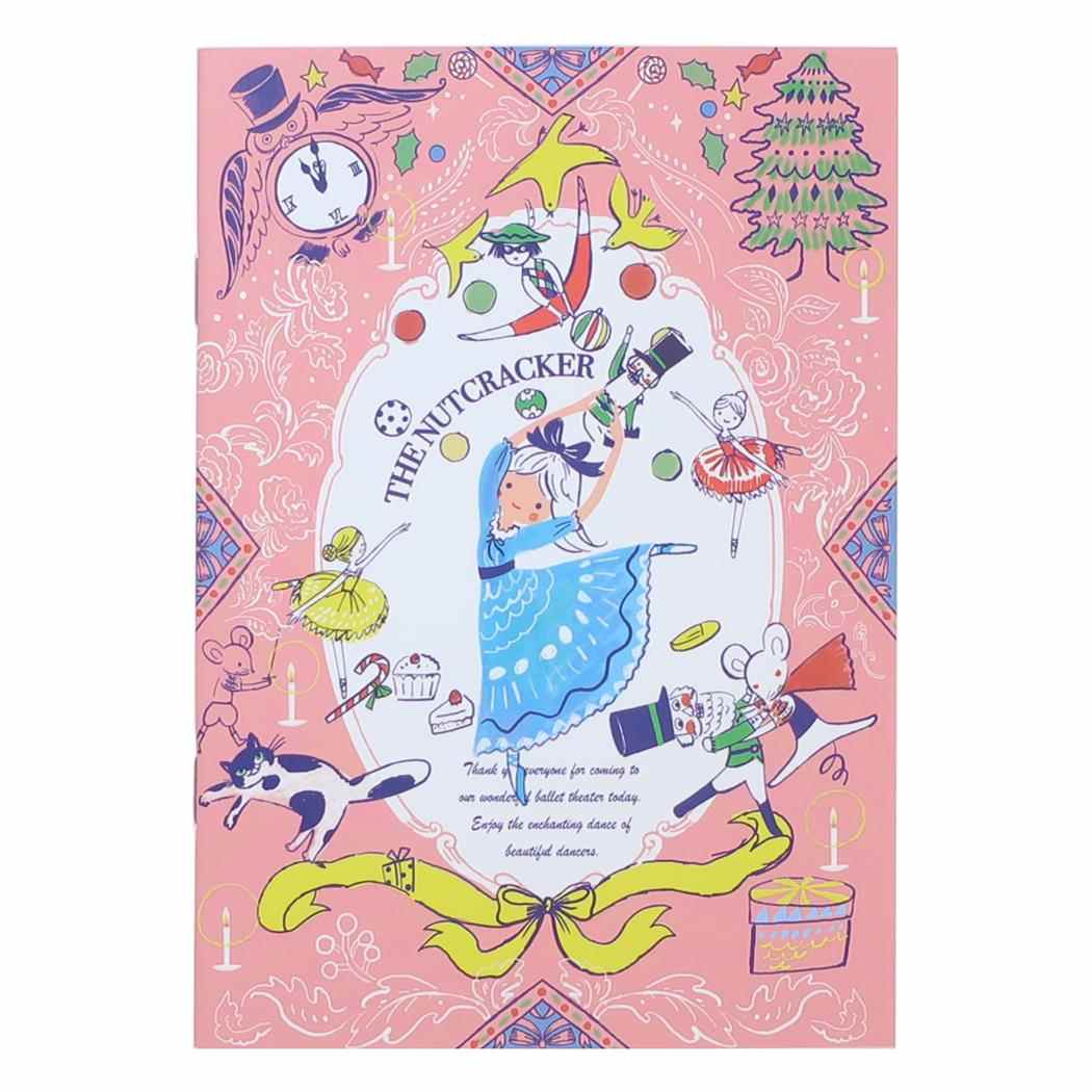 【12月は毎日ポイント10倍!】横罫ノート ノートB6 ナッツクラッカー バレエシアター 木野瀬印刷 文具 かわいい グッズ メール便可 シネマコレクション