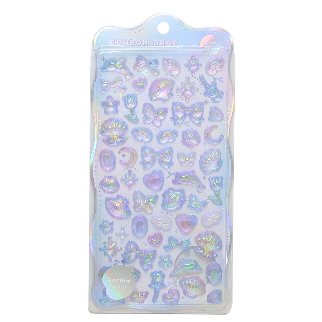 シールシート ボンボンドロップシール オーロラ ろまんすボンボン クーリア デコレーション かわいい グッズ メール便可 シネマコレクションのサムネイル