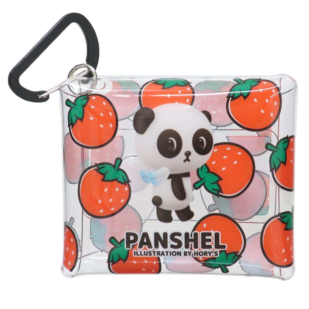 パンシェル ミニポーチ クリアマルチケースSS ストロベリー チラシ PANSHELS WORLD マリモクラフト 小物入れ キャラクター グッズ メール便可 シネマコレクション
