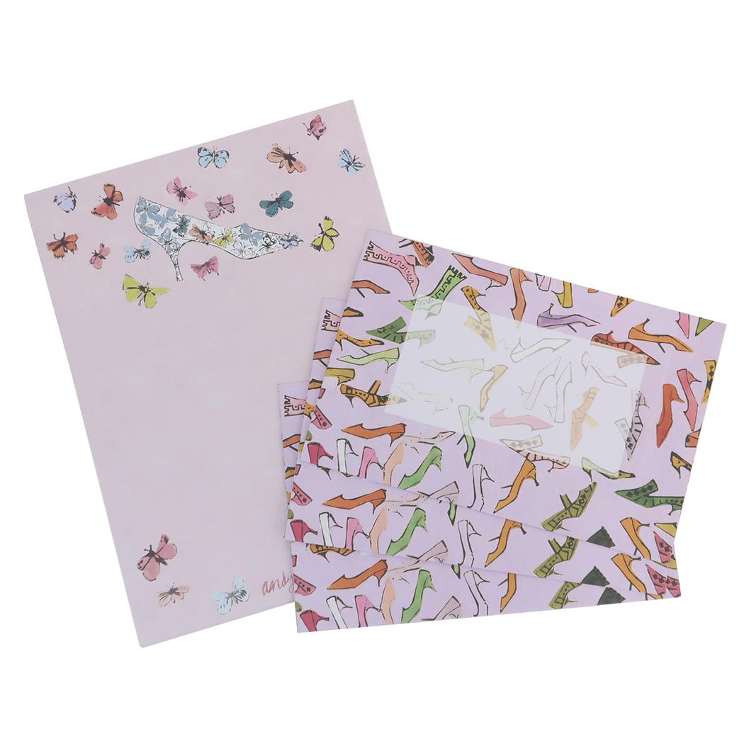 【12月は毎日ポイント10倍!】アンディ ウォーホル 手紙セット レターセット シューズ APJ 便箋 封筒 アートグッズ グッズ メール便可 シネマコレクショ...