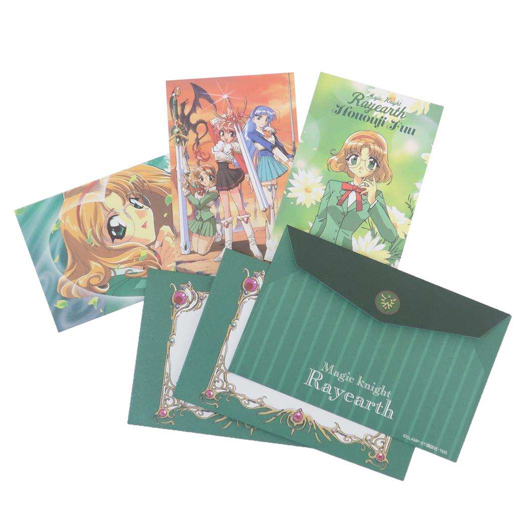 【12月は毎日ポイント10倍!】魔法騎士レイアース グリーティングカード ミニカードセット 鳳凰寺風 マリモクラフト メッセージカード アニメキャラクター グッ...