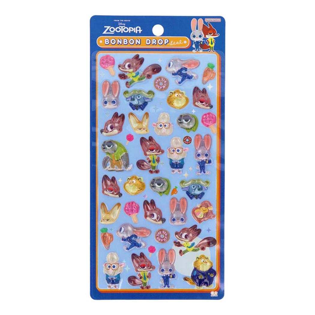 ズートピア シールシート ボンボンドロップシール ディズニー サンスター文具 デコレーション キャラクター グッズ メール便可 シネマコレクションのサムネイル