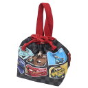 カーズ ランチ巾着 マチ付き巾着 黒 新入学 ディズニー アートウエルド お弁当入れ キャラクター グッズ メール便可 シネマコレクション