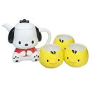 ポチャッコ ティーセット 磁器製ティーポット&ティーカップ3個セット サンリオ サンアート プレゼント かわいい キャラクター グッズ シネマコレクション