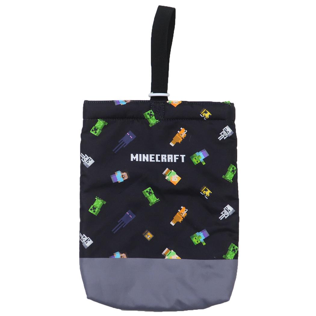 マインクラフト シューズバッグ シューズケース 総柄 新入学 Minecraft ニシオ 新学期準備雑貨 ゲームキャラクター グッズ メール便可 シネマコレクションのサムネイル