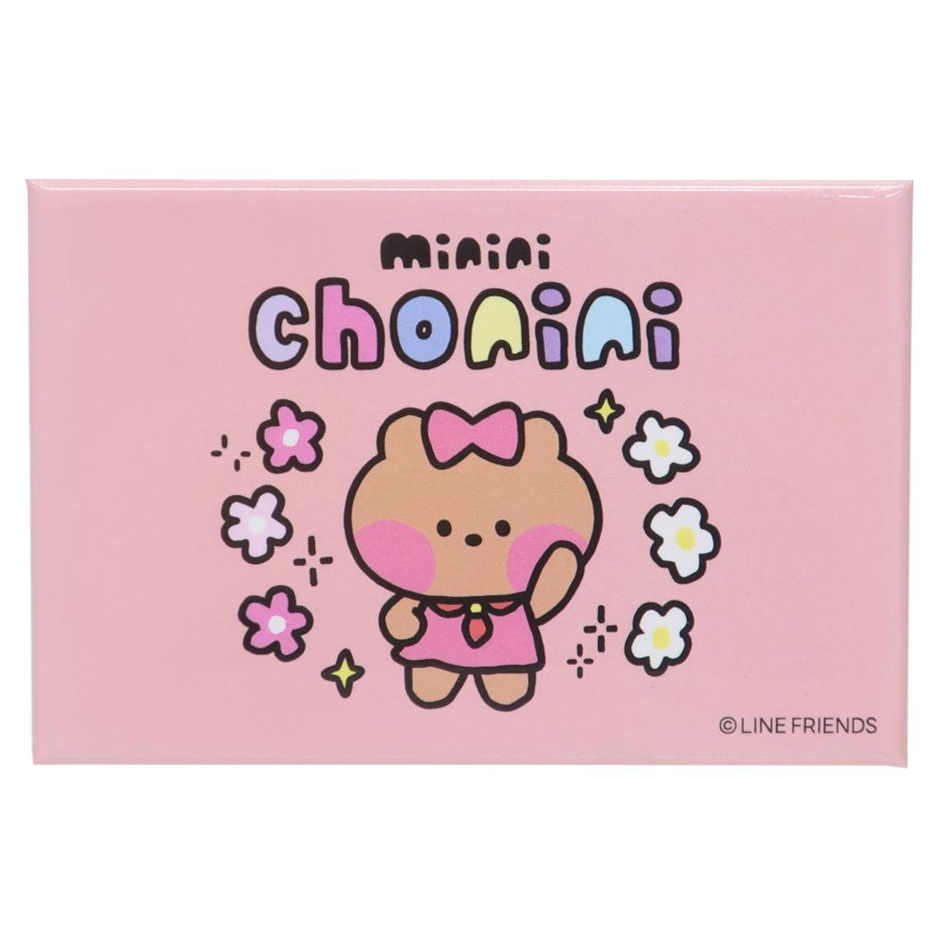 【50%OFF】 LINE FRIENDS minini 磁石 スクエアマグネット チョニニ サンタン ホワイトボード 冷蔵庫 ..