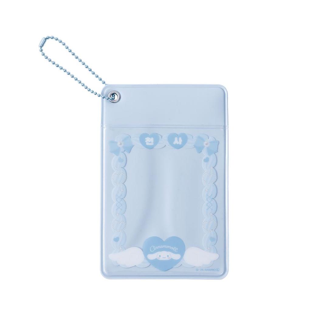 シナモロール 定期入れ パスケース ハングル 天使 サンリオ エムプラン 韓国語 ICカードケース キャラクター グッズ メール便可 シネマコレクション