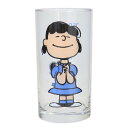 スヌーピー ガラスコップ グラス 420ml ルーシー BL ピーナッツ 大西賢製販 プレゼント キャラクター グッズ シネマコレクション