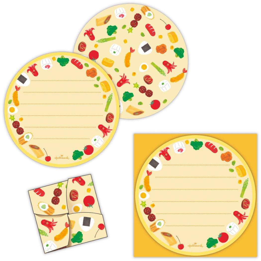 【12月は毎日ポイント10倍!】メッセージシート ミニレターシート 10枚入 お弁当 日本ホールマーク 手紙 レター メッセージ 手渡し 一言メモ グッズ メー...