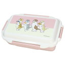 モフサンド お弁当箱 ランチボックス 花より団子にゃん 新入学 mofusand 東亜金属 1段 4点ロック 電子レンジ 食洗機対応 キャラクター グッズ シネマコレクション