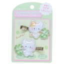 ヘアアクセ ボンボンドロップ 前髪クリップ ねこ クーリア ヘアクリップ かわいい グッズ メール便可 シネマコレクション