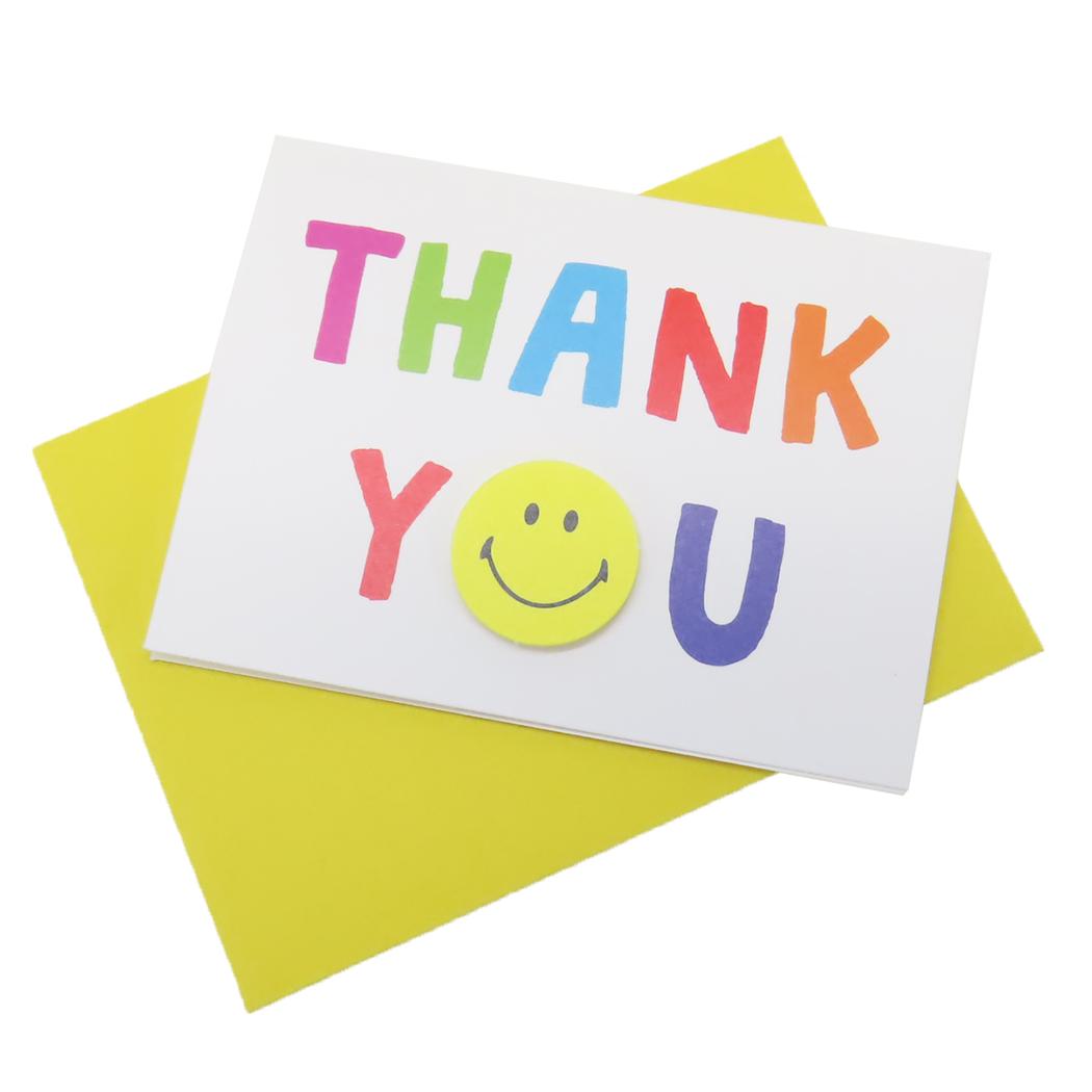 【12月は毎日ポイント10倍!】スマイリーフェイス ミニメッセージカード ミニカード サンキュー MG-47 Smiley Face アクティブコーポレーション...