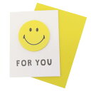 スマイリーフェイス ミニメッセージカード ミニカード FOR YOU MG-48 Smiley Face アクティブコーポレーション 封筒付き キャラクター グ...