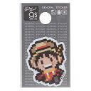 ワンピース ビニールシール ダイカットミニステッカー ピクセル Sサイズ ルフィ エッグヘッドver 少年ジャンプ ゼネラルステッカー 耐水耐光 デコステッカー...