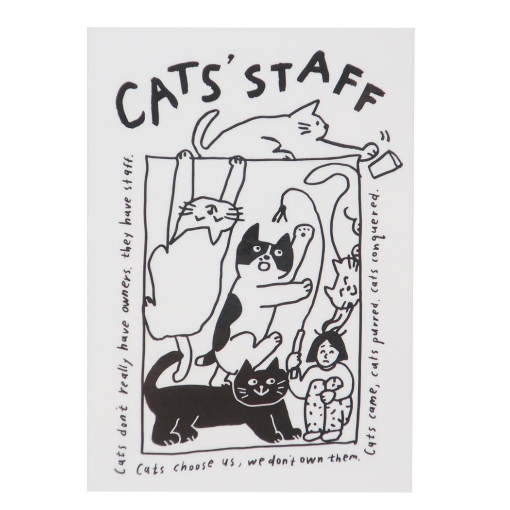 小犬工作室 ステッカー CREATORS CIRCUS クリエイターズサーカス Vol.3 Cats’ Staff フロンティア 耐水 耐光 デコシール ダイカットシール スマホステッカー グッズ メール便可 シネマコレクション