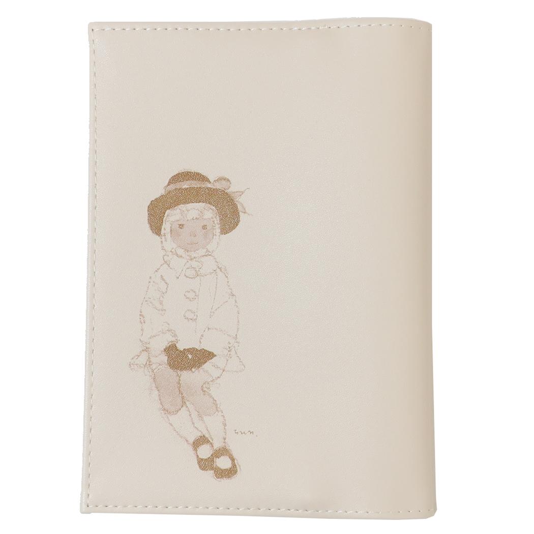 【12月は毎日ポイント10倍!】いわさきちひろ 文庫本カバー ブックカバー beige Green Flash 通勤通学 絵本作家 グッズ メール便可 シネマコ...