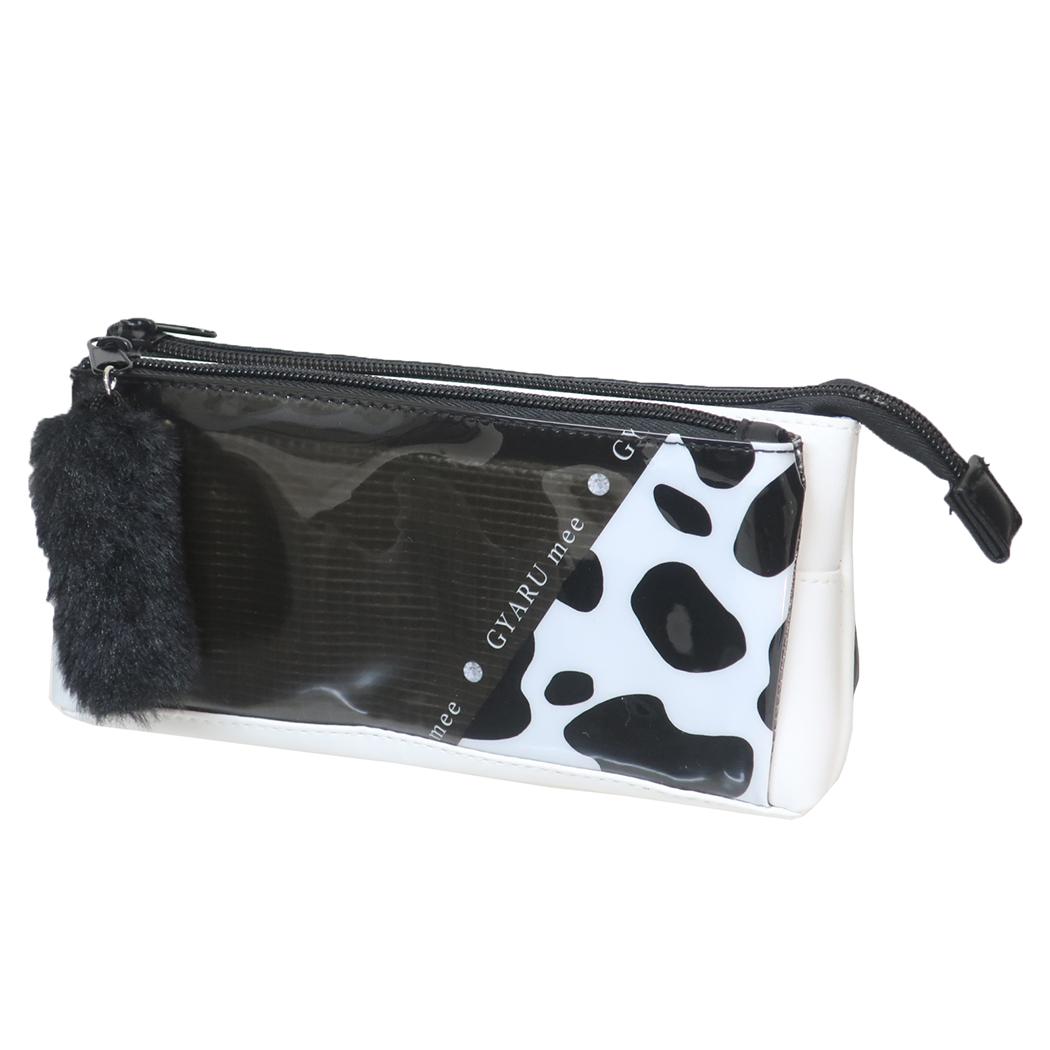 【ポイント10倍 & クーポン！】サンカクマルチペンケース ペンポーチ GYARU mee Cow カミオジャパン 筆箱 新学期準備文具 かわいい