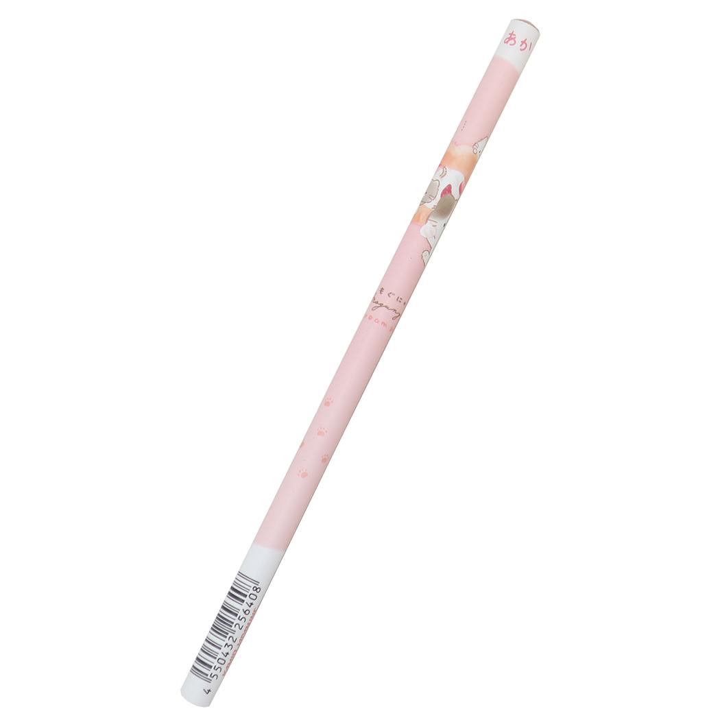 赤鉛筆 マット軸あか鉛筆 もぐにゃん シュークリーム カミオジャパン 新学期準備文具 筆記用具 小学生 かわいい グッズ メール便可 シネマコレクション