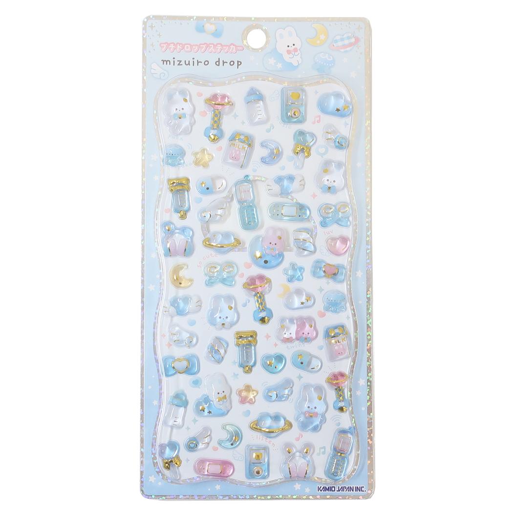 【12月は毎日ポイント10倍！】シールシート プチドロップステッカー みずいろどろっぷ カミオジャパン デコシール デコレーション グッズ メール便可 シネマコレクションのサムネイル