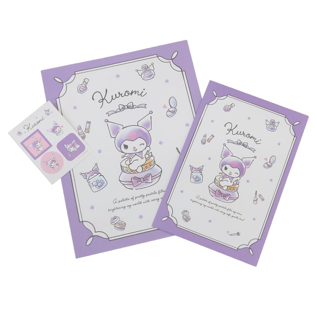 クロミ 手紙セット レターセット 水彩コスメ サンリオ 山野紙業 便箋 封筒 シール キャラクター グッズ メール便可 シネマコレクション