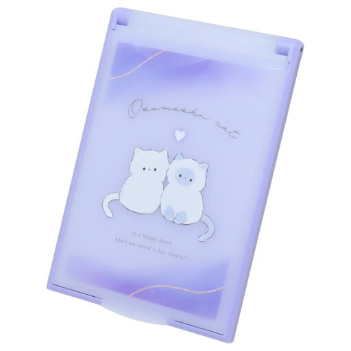 OSUMASHI CAT 手鏡 カードミラーS カミオジャパン コンパクトミラー かわいい グッズ メール便可 シネマコレクション OSUMASHI CAT 手鏡 カードミラーS カミオジャパン コンパクトミラー かわいい グッズ メール便可 シネマコレクション