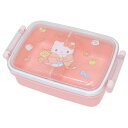 ハローキティ お弁当箱 抗菌食洗器対応ふわっとフタタイトランチボックス450ml 450ml ビックリボン サンリオ スケーター 一段ランチボックス キャラクタ...