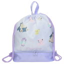 ポケットモンスター プールバッグ 2層ナップサック パープル ポケモン マルヨシ 海プール レジャー用品 女の子 キャラクター グッズ シネマコレクション