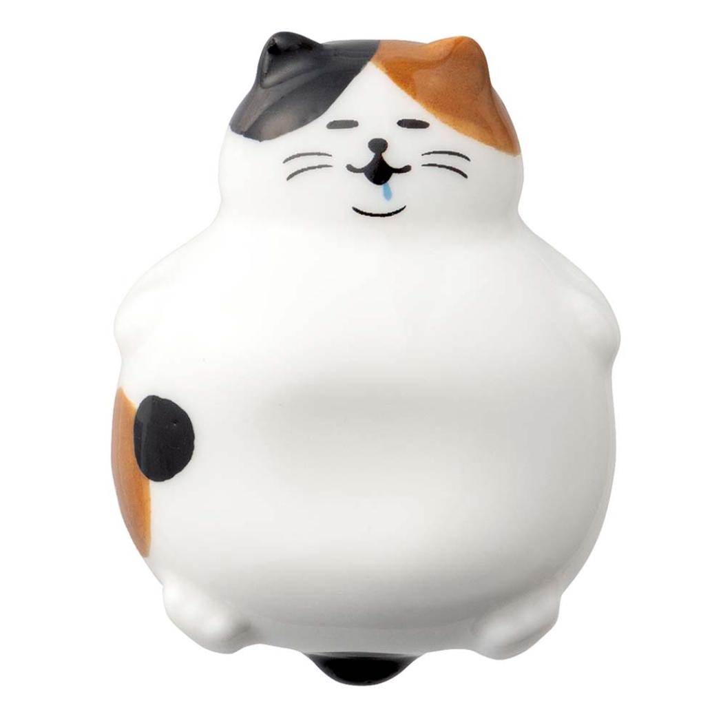 ぼてねこ 箸置き はし置き お腹いっぱい ねこ デコレ プレゼント かわいい チョップスティックレスト グッズ シネマコレクションのサムネイル
