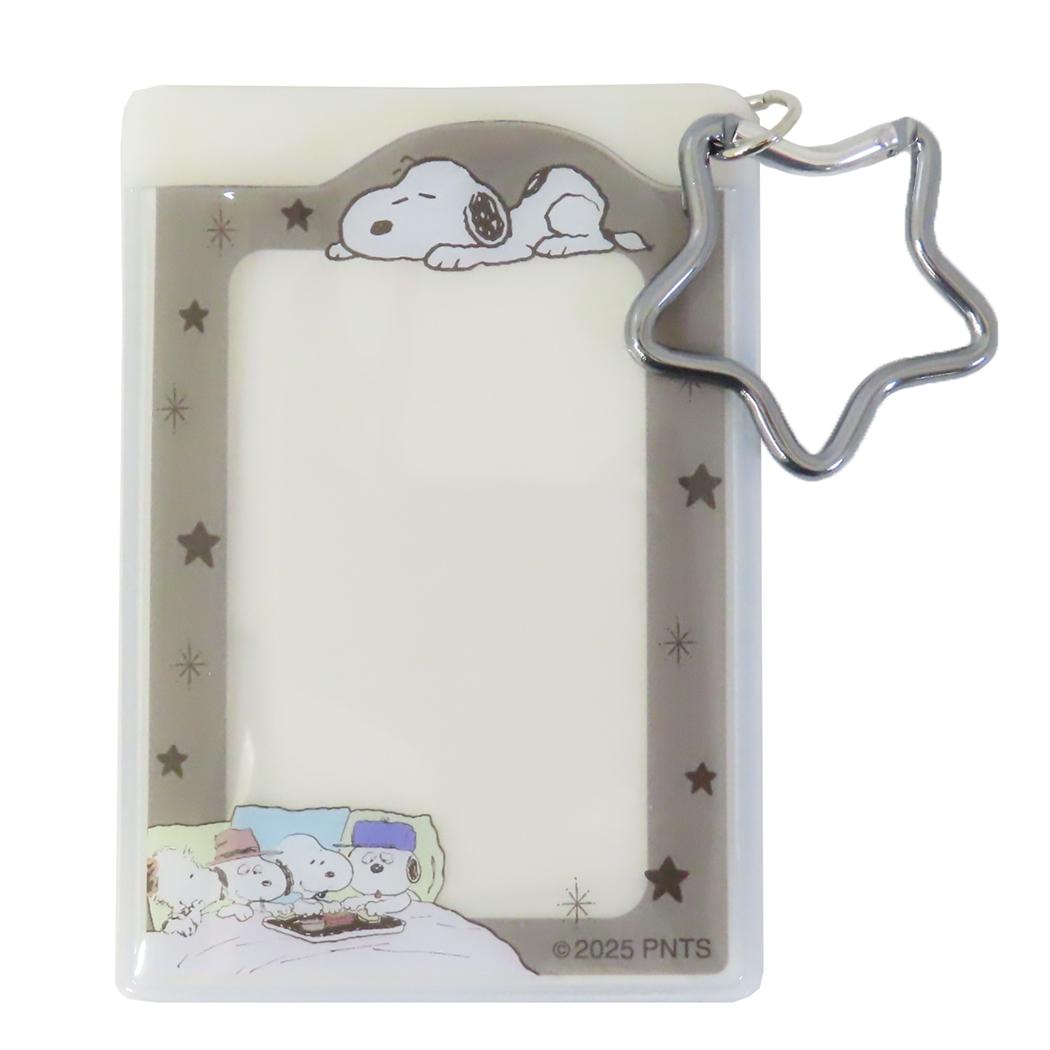 スヌーピー 定期入れ シングルクリアパスケース GY ブラザー ピーナッツ マリモクラフト ICカードケース 推し活 キャラクター グッズ メール便可 シネマコレクション