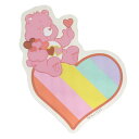 ケアベア ダイカットシール キャラクターステッカー ハート シルバー CareBears スモールプラネット デコシール 耐水性 キャラクター グッズ メール便...