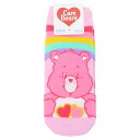 ケアベア 女性用靴下 キャラックス レディースソックス 虹 CareBears スモールプラネット かわいい キャラクター グッズ メール便可 シネマコレクショ...
