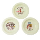 おさるのジョージ 小皿 小皿3Pセット 12cm スケーター プラスチック皿 キッズ 絵本キャラクター グッズ メール便可 シネマコレクション