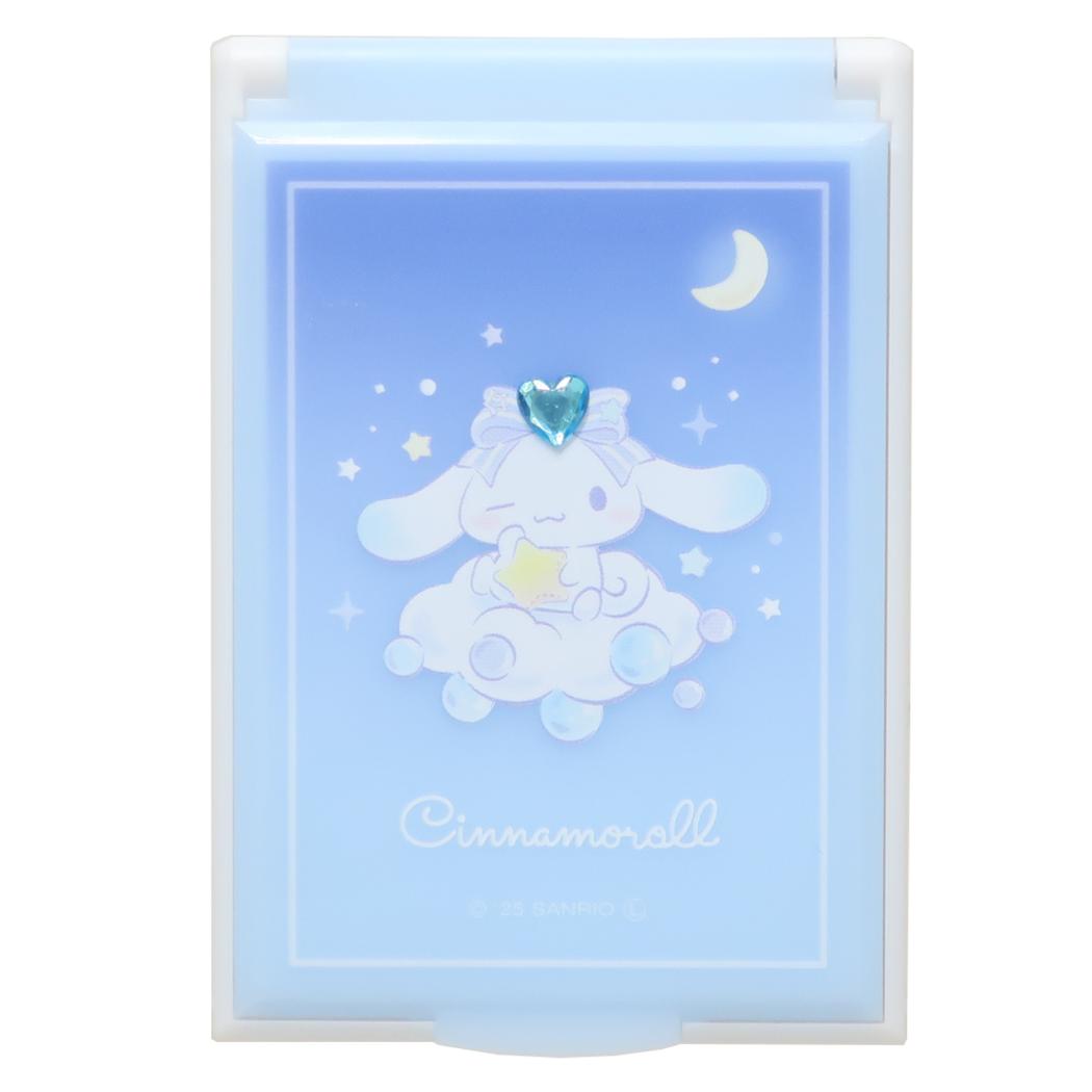 シナモロール 手鏡 ストーン付きカードミラー S サンリオ カミオジャパン コンパクトミラー キャラクター グッズ メール便可 シネマコレクション