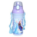 アナと雪の女王 水筒 抗菌 食洗機対応 直飲みプラワンタッチボトル 480ml ディズニー スケーター 子供 遠足 キャラクター グッズ シネマコレクション